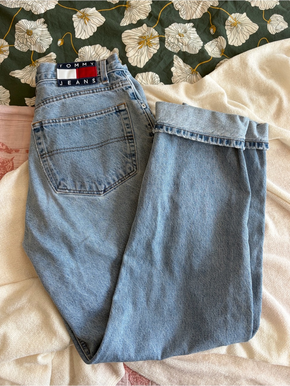 Tommy Hilfiger Boyfriend Jeans with Logo Patch